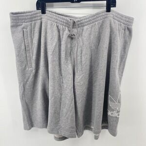 Adidas Originals Trefoil Shorts Mens 4XL Grey Heather Sweat Shorts NWT